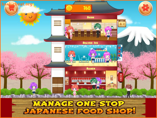 Princess Cherry Kitchen Fever: Japanese Restaurant screenshot