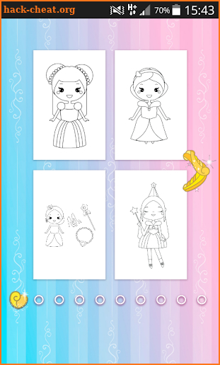 Princess Coloring & drawing Pages screenshot