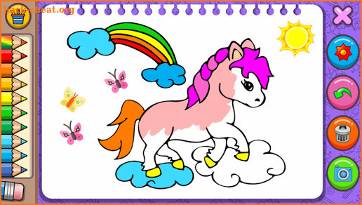 Princess Coloring Book & Games screenshot