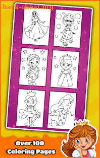 Princess Coloring Book for Kids & Girls 🎨 screenshot