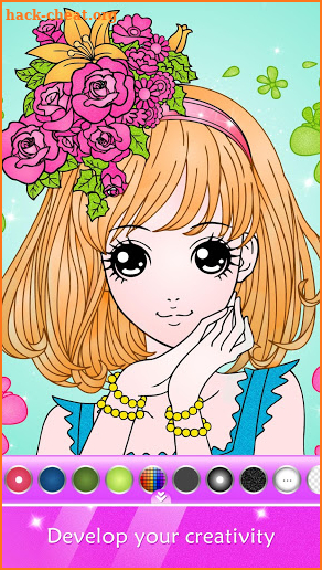 Princess Coloring Book for Kids & Girls Free Games screenshot