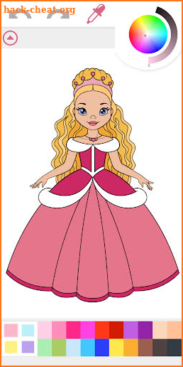 Princess Coloring Book Game screenshot