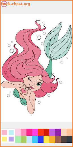 Princess Coloring Book Game screenshot