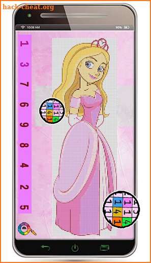 Princess Coloring - Color By number screenshot