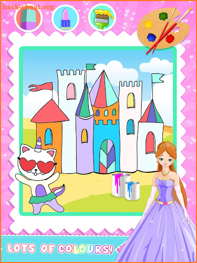 Princess Coloring Draw Book Art screenshot