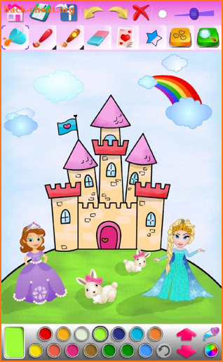 Princess Coloring Game screenshot