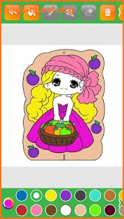 Princess Coloring Lovely screenshot