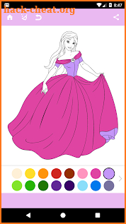 Princess Coloring Pages screenshot