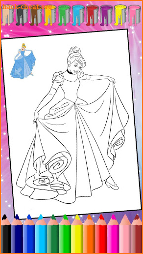 Princess Coloring, Princess Coloring Pages. screenshot