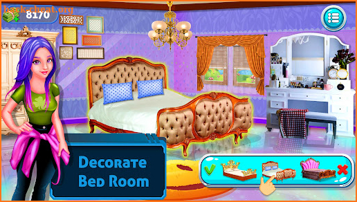 Princess Doll House Decor screenshot