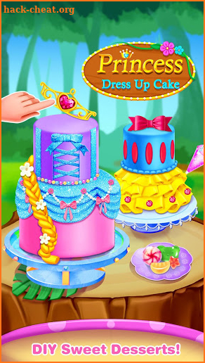 Princess Dress Up Cake - Comfy Cakes Baking Salon screenshot