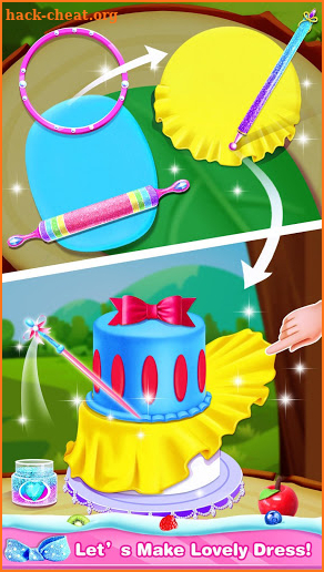 Princess Dress Up Cake - Comfy Cakes Baking Salon screenshot