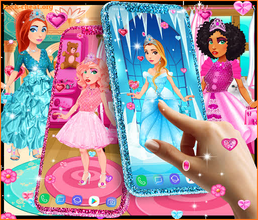 Princess dress up game screenshot