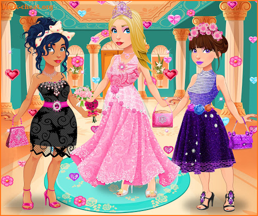 Princess dress up game screenshot