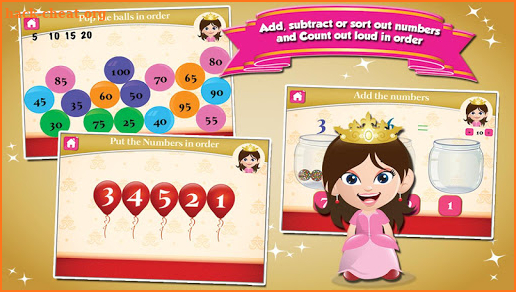 Princess First Grade Games screenshot