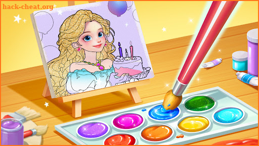 Princess Game Fantasy Coloring screenshot