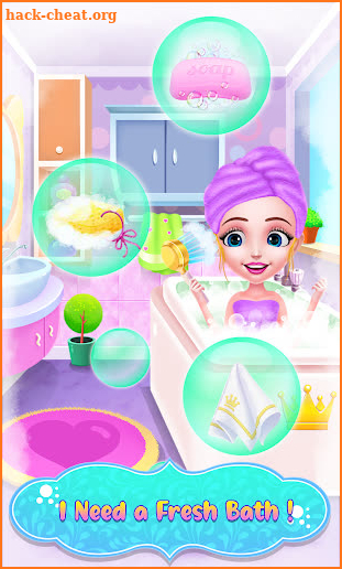 Princess Girl At Hair Beauty Salon screenshot