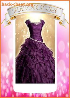 Princess Gown Fashion Photo Montage screenshot