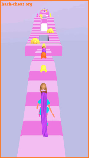 Princess Hair Challenge 3D Run screenshot