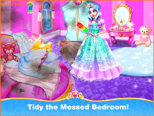 Princess Home Cleaning – House Clean Games screenshot