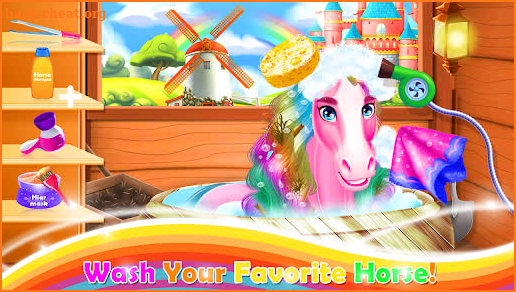 Princess Horse Daily Caring - Triplet Beauty Salon screenshot