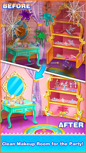 Princess House Clean Up 2– Girls Cleaning Home screenshot