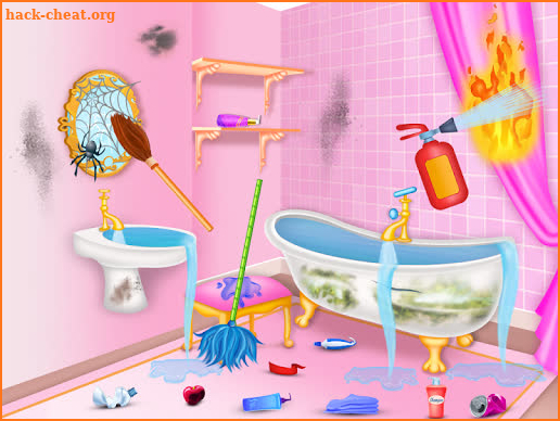 Princess house cleaning adventure - Repair & Fix screenshot