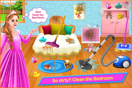 Princess House Cleaning - Dream Home Cleanup Game screenshot