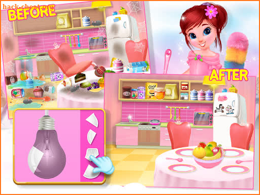 Princess House Cleanup For Girls: Keep Home Clean screenshot