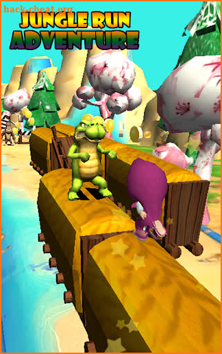 Princess Masha Run Escape : Jungle Rush Adventure screenshot