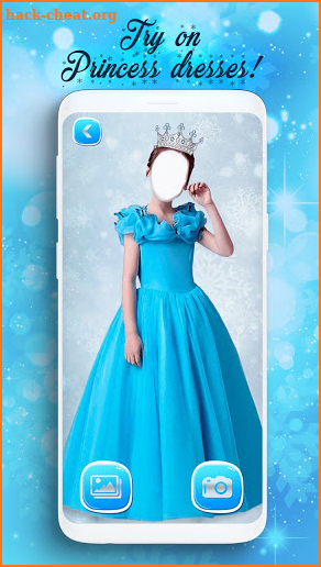 Princess Photo: Frozen Princess Christmas Costumes screenshot