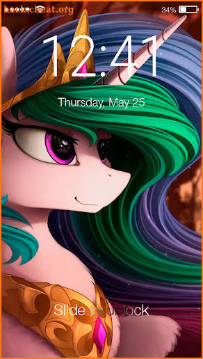 Princess Pony Unicorn Celest Cute Teen Screen Lock screenshot