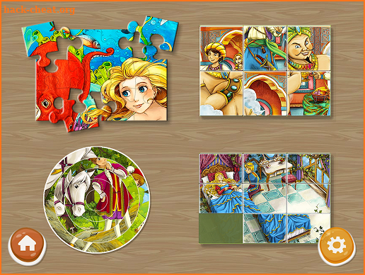 Princess Puzzles and Painting screenshot