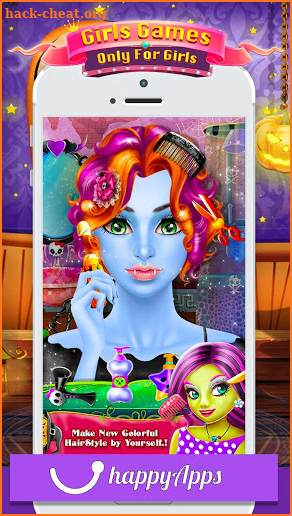 Princess Salon - Halloween Girl Makeup & Dress up screenshot