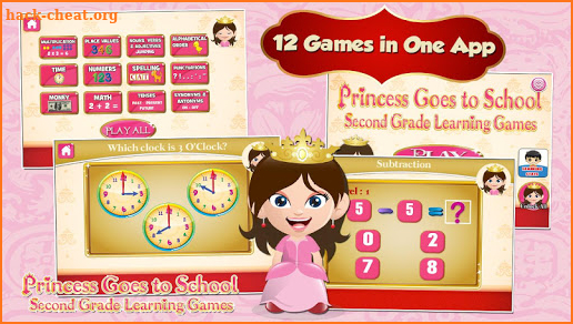 Princess Second Grade Games screenshot