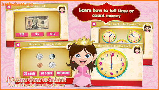 Princess Second Grade Games screenshot