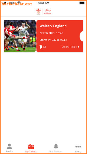 Principality Stadium Ticketing screenshot