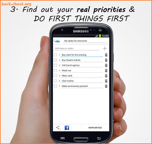 Prioritize Me! - Goals & Todos screenshot