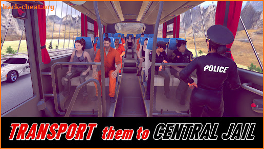 Prisoner Bus Transport: Prison Bus Driving Games screenshot