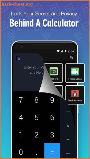 Privacy Calculator–Hide Video&Photo Vault–HideX screenshot