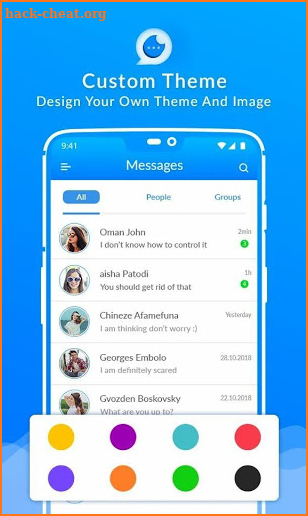 Private Messenger-Text messages, SMS, MMS and Call screenshot