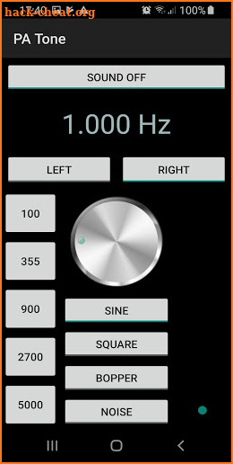 Pro Audio Tone Generator screenshot