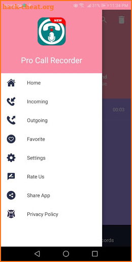 Pro Call Recorder screenshot