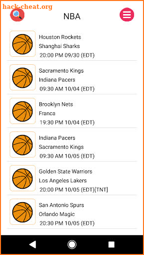 Pro Live Streaming NFL NBA NCAAF NAAF NHL And More screenshot