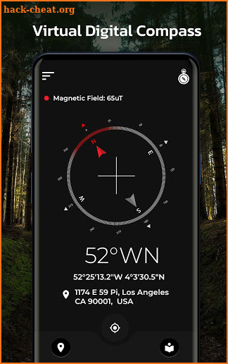 Pro Virtual Compass 360 - Free Digital Compass screenshot