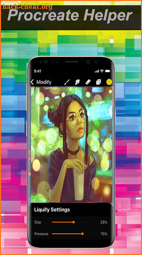 Procreate Paint editor Pro helper screenshot