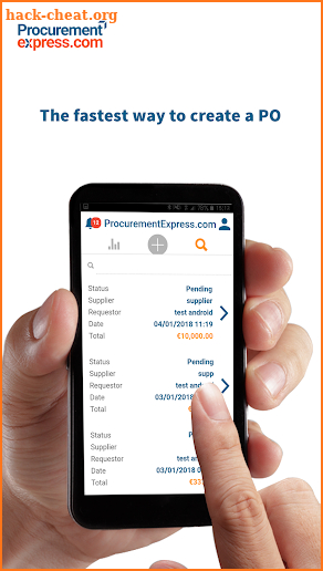 ProcurementExpress.com screenshot