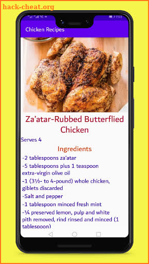 Professional chicken Recipes screenshot