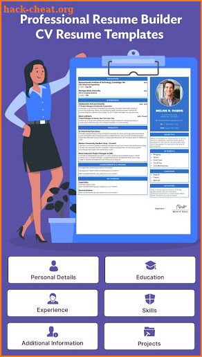 Professional Resume Builder - CV Resume Templates screenshot