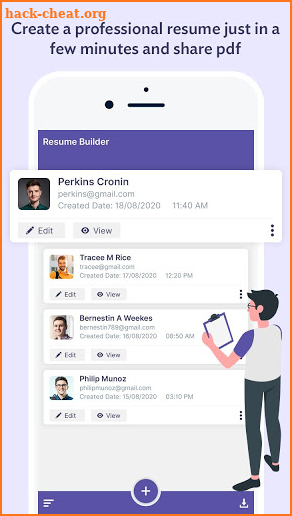 Professional Resume Builder - CV Resume Templates screenshot